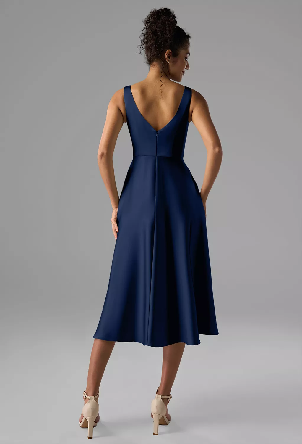 AW Asa Dark Navy  Spring Wedding Guest Dresses